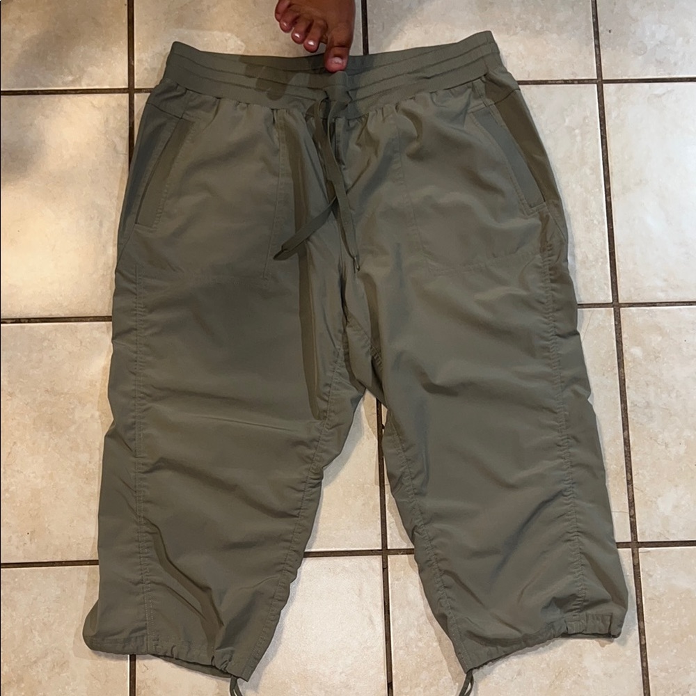 Reebok Olive Green Capris